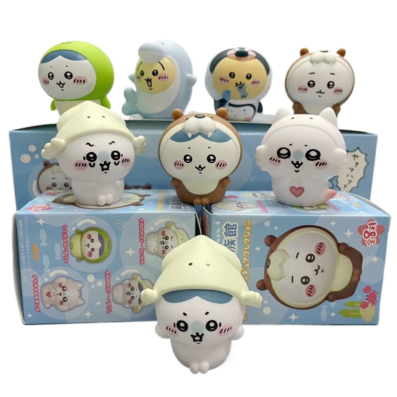 Marine Life Aquariums - 8 Pezzi/Scatola Kawaii Chiikawa Aquarium Blind