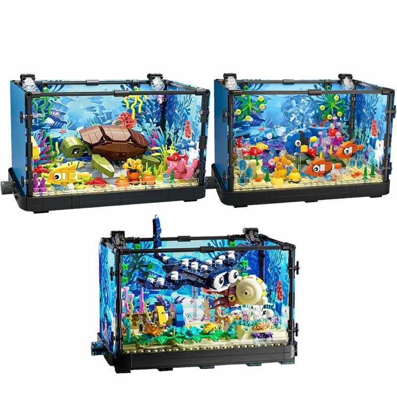 Marine Aquarium Aquascape - Set di blocchi da costruzione per