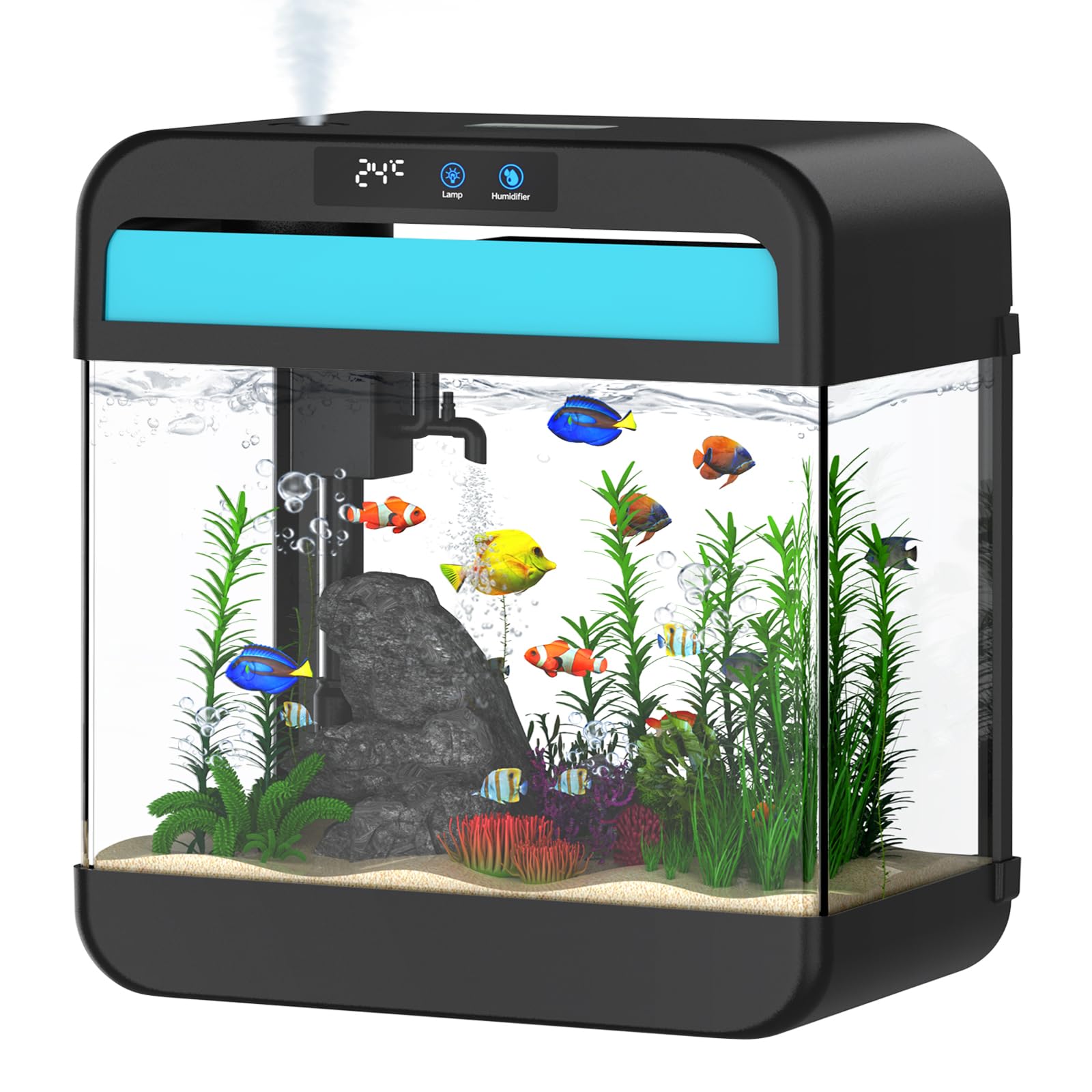 Marine Aquarium Glass Cleaner - Acquario Intelligente Moderno con Sistema di