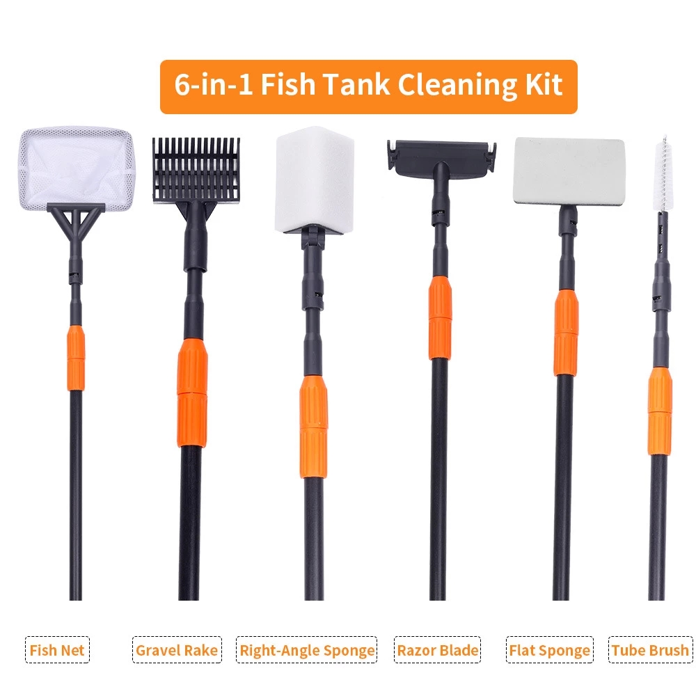 Marine Aquarium Glass Cleaner - Kit di Pulizia per Acquario 6