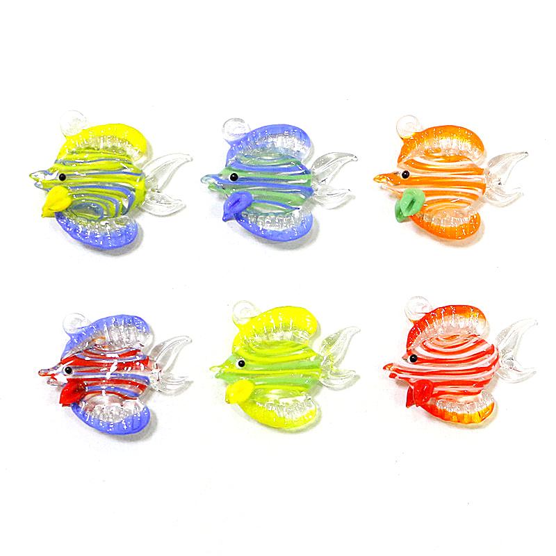 Marine Aquarium Aquascape - 2 Pack Handmade Pesce Tropicale Mini