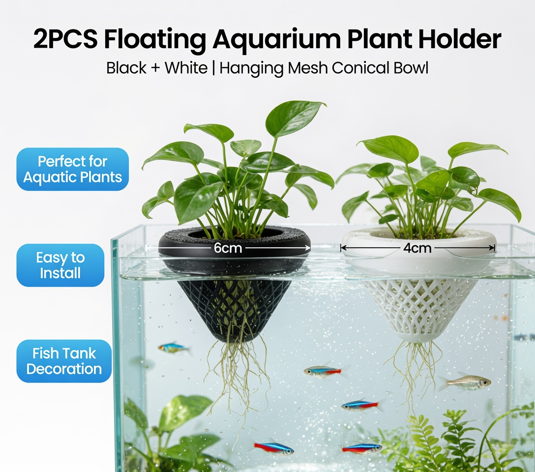 2 Pezzi Portapiante Galleggian - Marine Aquarium All In One recensione e prezzo