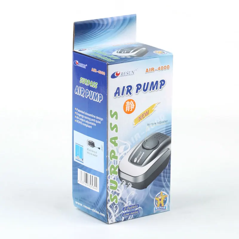 Silenzioso acquario pompa d'ar - Marine Aquarium Aquascape recensione e prezzo