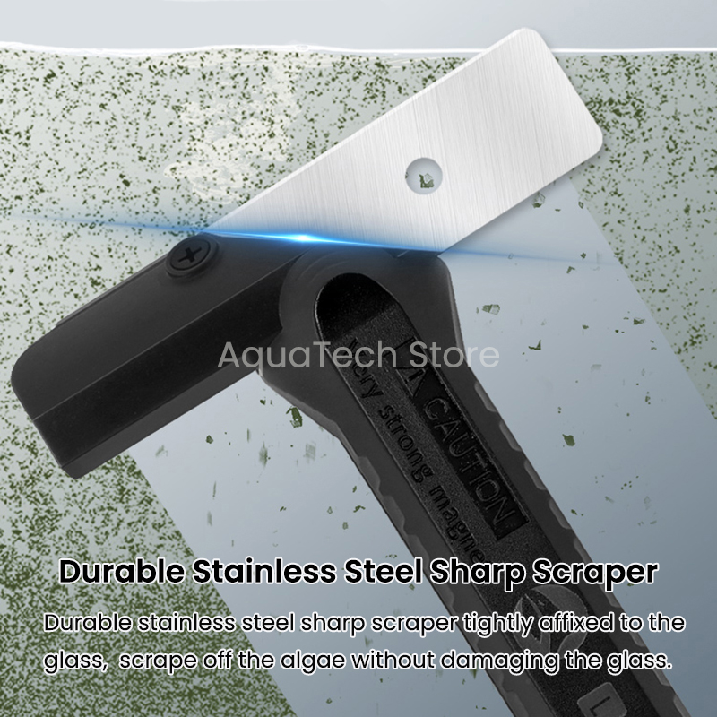 Spazzola per la pulizia del ve - Marine Aquarium Glass Cleaner recensione e prezzo