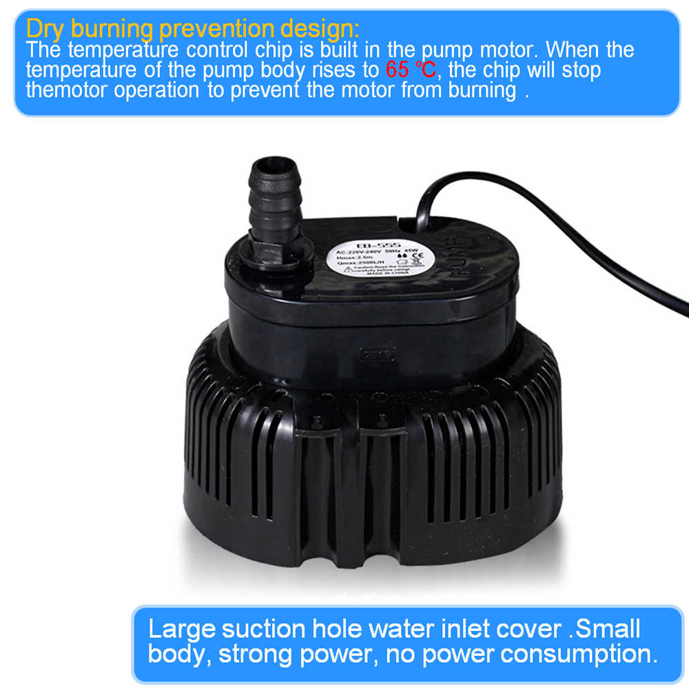 45/75W 2500-3000L/H pompa dell - Marine Aquarium Temperature recensione e prezzo