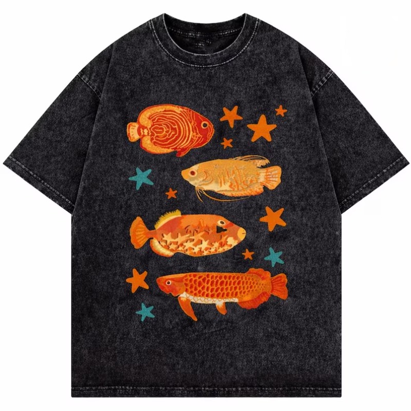 T-shirt Vintage Lavata con Sta - Marine Life Aquariums recensione e prezzo